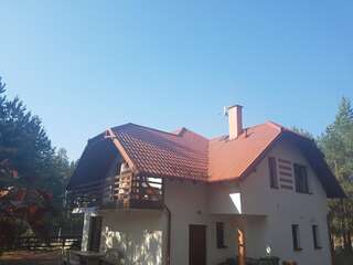 Виллы Agro Breza dom z kominkiem 80 metrów od jeziora Lipusz Вилла-29